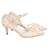 Lace Embroidered Illusion : Bella Belle Shoes