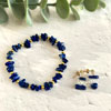 Lapis Lazuli Bracelet and Earring Set | Madeherewithlove UK