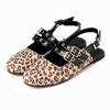 Leopard Buckle Sling Back Shoe , Angelandrocket.com