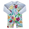 Long Sleeve Rash Guard Swim Romper : CadenLane