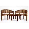 Garden Lounge Set 3 Pieces Banana Shaped : Mobeljatten.se