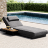 Wood Outdoor Lounger Daybed Patio Furniture - Homary