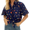 Lowes Hawaiian Shirt Navy : Lowes