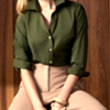 Mary No Iron Stretch 3/4 Sleeve Shirt : Foxcroftcollection.com