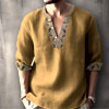 Mens Shirt Striped Graphic Prints| Rogoman