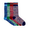 Mens Socks Blue Green : BlueBuck