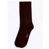 Mercerised Ribbed Sock : Moss