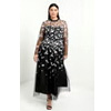 Mesh-Overlay Maxi Dress | JuneAndVie