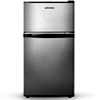 Ft Double Door Mini Fridge, Stainless-SD321 : UpstreamHome