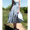 Mirabelle Dress in Dark Blue Gingham : Of Her Own Kind