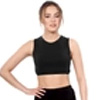Modest Neck Cropped Layering Shell | KosherCasual