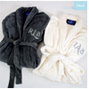 Monogramed Bath Robes : AlmostTwins