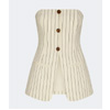 Mori Strapless Linen Top : Simonmillerusa.com