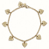 Multi Heart Anklet | Marlo Laz