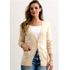 Organic Boyfriend Cardigan Sweater : Fair Indigo
