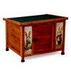 Outdoor Wooden Rabbit Hutch - Coziwow