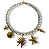 Pearl Charm Necklace - Anisa Sojka