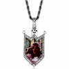 Moissanite Crowned Pennant Photo Pendant | Theigt