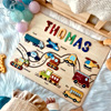Personalized Traffic Name Puzzle | Woodemon