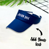 Custom Text Visor Hat Cap | Koalaprint.com