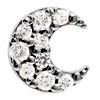 Piercing Luna Silver | Valentinaferragnistudio.com