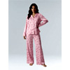 Pink Cotton Bow Pajama Set : HeyShape