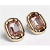 Pink Jewel Stud Earrings | Quizclothing.co.uk