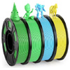 PLA- Green/ Yellow/ Bright Green/ Sky Blue : Entina3d.com