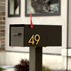 Malone Post‑Mounted Mailbox : Post And Porch 