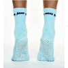 Crew Non Grip Socks Power Moves Icy-Blue : Moveactive.net