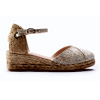 Pubol Limited Edition Canvas Espadrille Wedges : Viscata.com