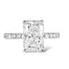 Radiant Cut Diamond Engagement Ring - Valentinafine.com