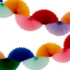 Rainbow Honeycomb Fan Garland : Merimeri.com