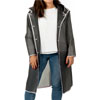 Reflective Grey Raincoat : Perletti