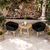 Roma 2 Seater Round Sunray Bistro Set : Royalcraft