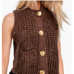 Round Neck School Knitted Vest | Fleurwear