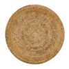 Rattan Round Placemat, Natural | RebeccaUdall