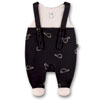 Sanetta Grey Bird Print Playsuit : JustShoesForKids