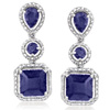 Sapphire Drop Earrings - Rosssimons