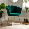 Scallop Armchair With Metal , Bigfurniturewarehouse.com