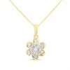 Set Flower Cluster Necklace - F Hinds