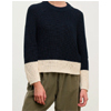 Shay Sweater In Navy | Velvet-tees.co.uk