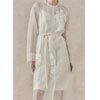 Sheer Embroidered Mulberry Silk - DalunaLondon