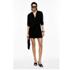 Short Dress With Draped Details - Imperialfashion.com