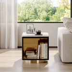 Side Table with LED Light - Alivinghome