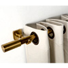 Silent Glide Roman Bronze Curtain Rod : Thehues
