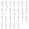 Silver Letter Charms : Lily Charmed