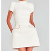 Simone Ivory Dress : Nadinemerabi.com