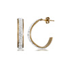 Simulated Diamond Hoop Earrings : I Heart Jewels