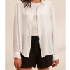 Sisi Linen Shirt In Beach - Velvettees